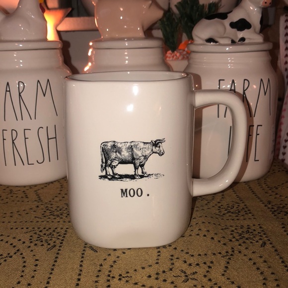 Rae Dunn Other - Rae Dunn MOO Mug (Lighter Cow)